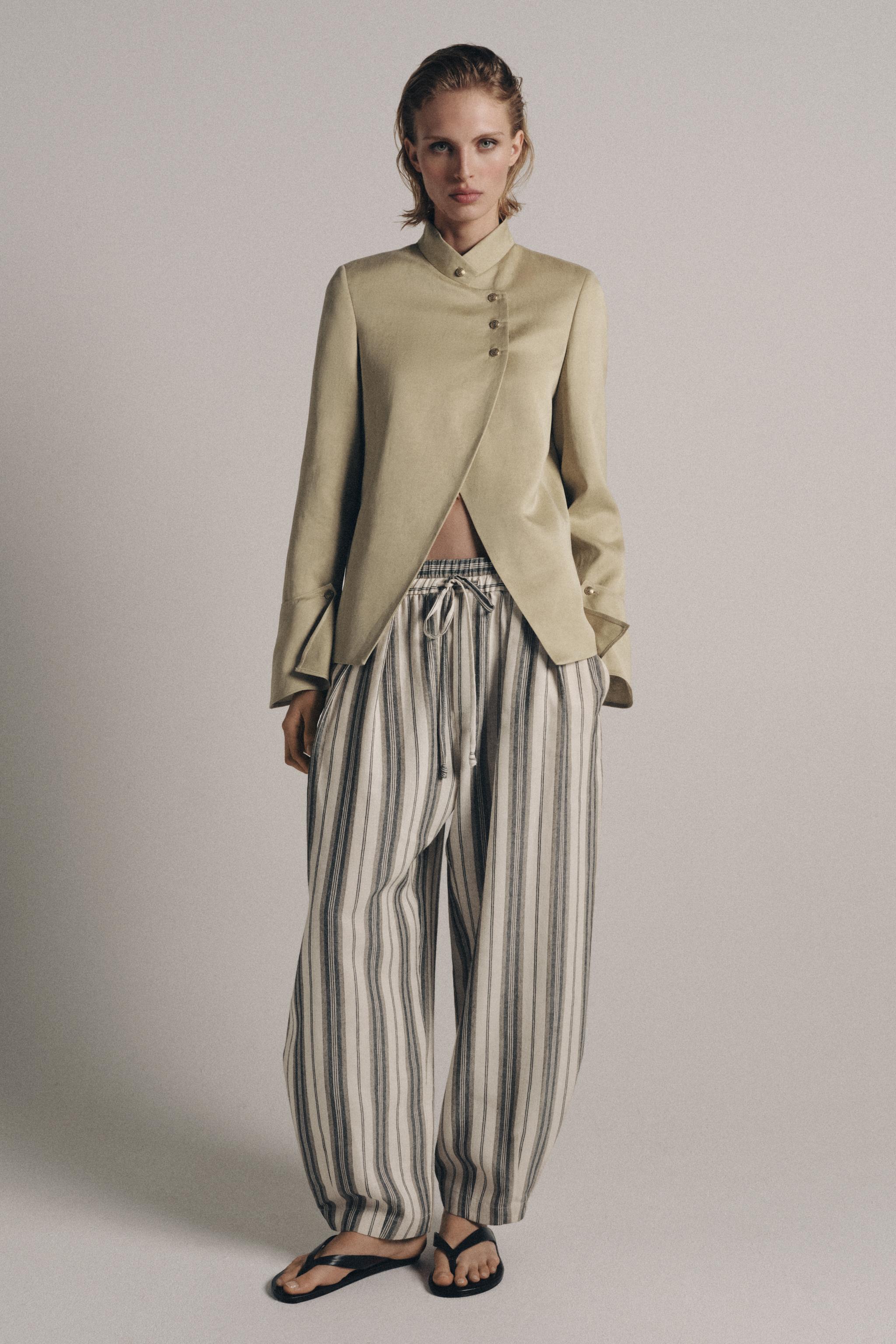 ZW COLLECTION STRIPED PAJAMA PANTS